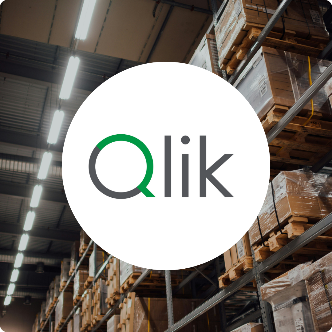 Qlik in Circle on Background