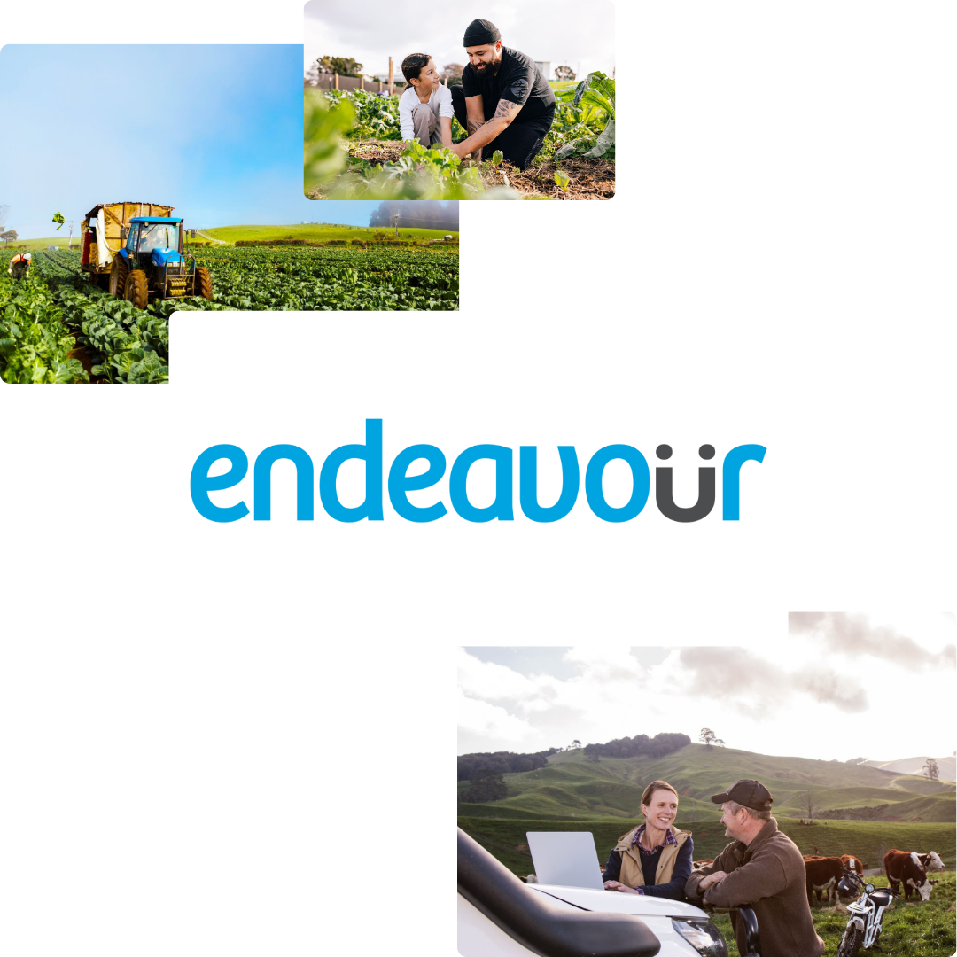Endeavour - Horticulture & Agriculture Logo Stacked