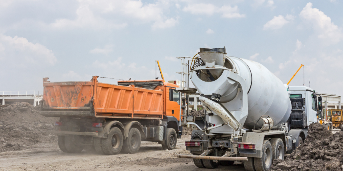 Cement Truck - 1200 x 600